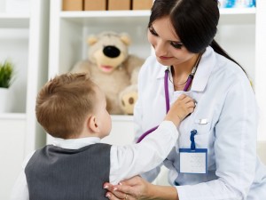 occupational therapist with child